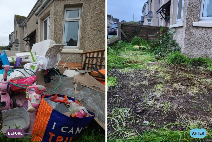 Rubbish Removal Before and After